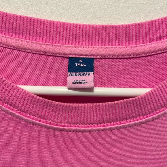 Old Navy T-Shirt Dress Pink Small Tall - Picture 4 of 4